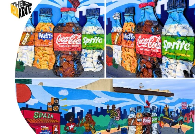 Breaking the 4th wall with The Media Krate’s WiFi enabled 3D sustainability/sustainable wall murals